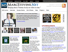 Tablet Screenshot of marcstevens.net